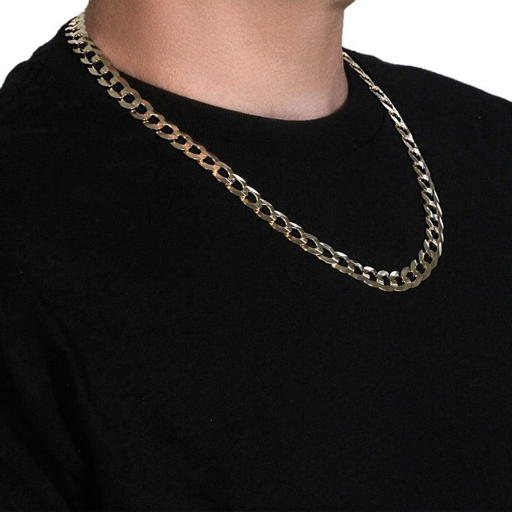 Solid Curb Chain in 14k Yellow Gold (11.23 mm)