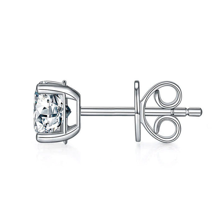 0.5 Carat Lab Grown Diamond Earrings (1 Piece) Unisex 14K White Gold