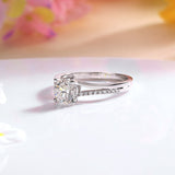 1 Carat Lab Grown Diamond Ring 14K White Gold