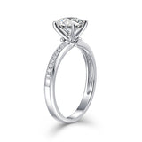 1 Carat Lab Grown Diamond Ring 14K White Gold