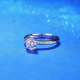 1 Carat Lab Grown Diamond Ring 14K White Gold