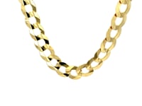 Solid Curb Chain in 14k Yellow Gold (11.23 mm)