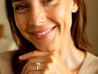 1 Carat Emerald Lab Grown IGI G/VS1 Diamond Solitaire Ring in 14K White Gold