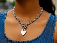 The Heart Toggle Charmed Rolo Chain