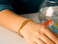 Fancy Textured and Polished Bangle (5.00 mm)