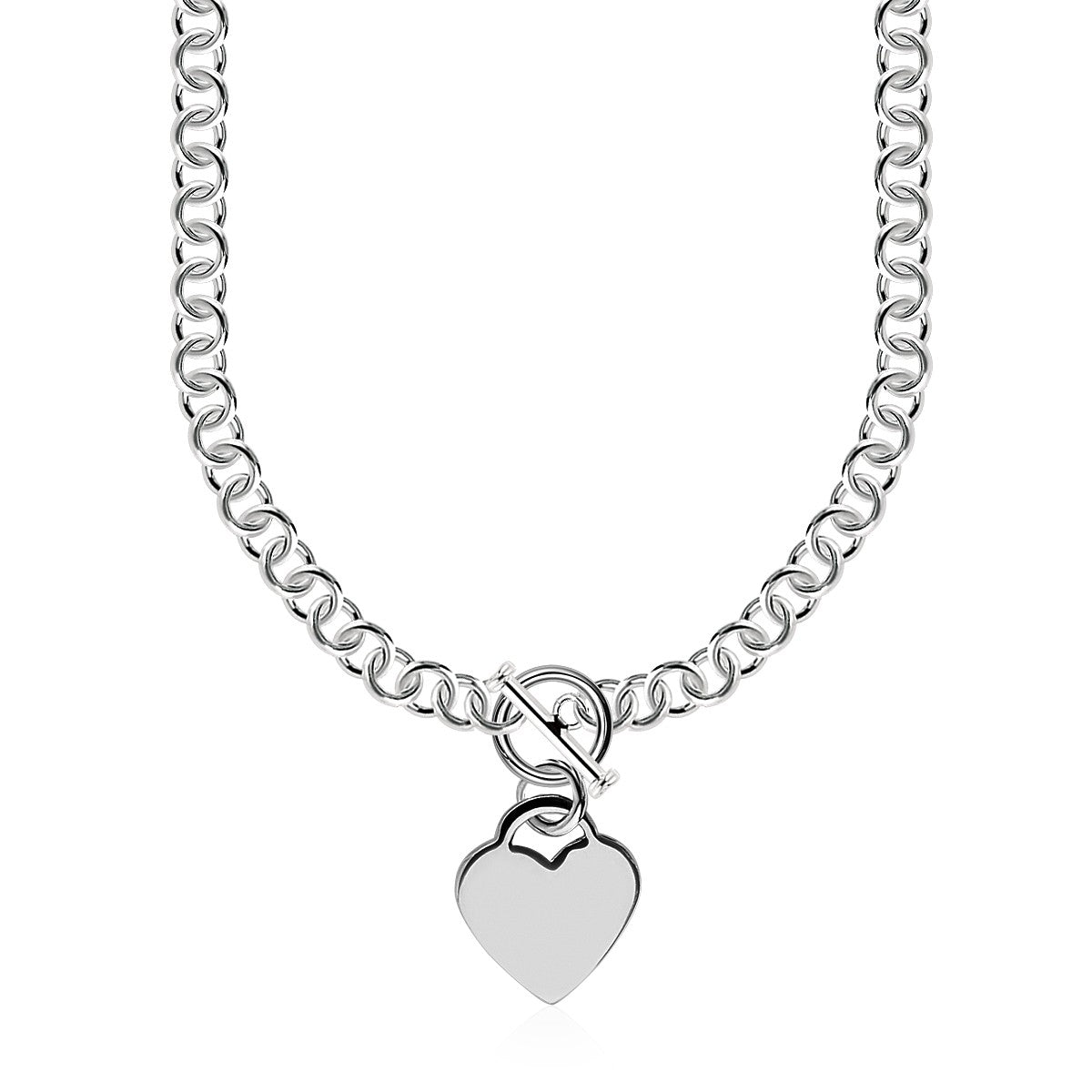 The Heart Toggle Charmed Rolo Chain