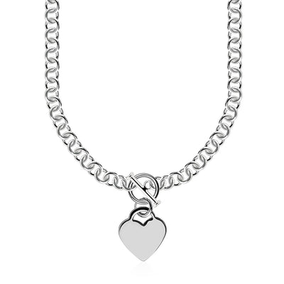 The Heart Toggle Charmed Rolo Chain